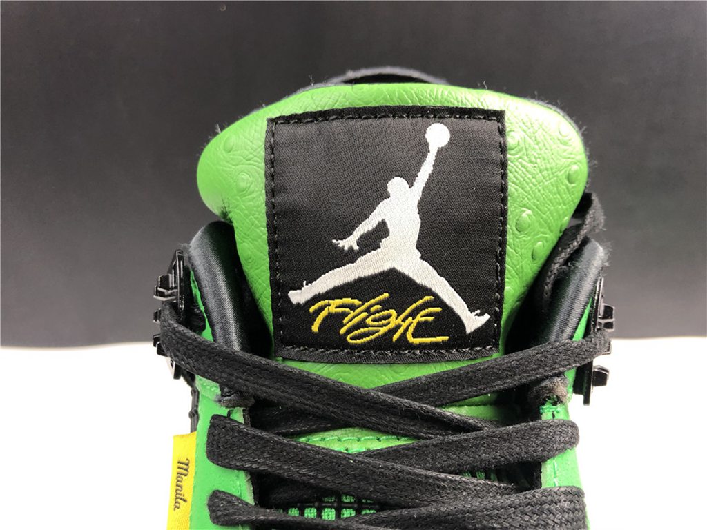 Air Jordan 4 Retro GREEN BLACK